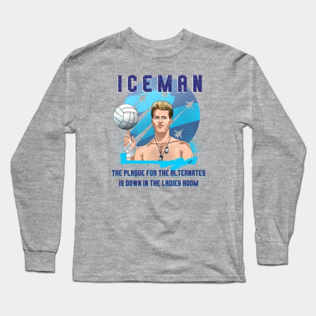 Iceman Long Sleeve T-Shirt by MostlyMagnum